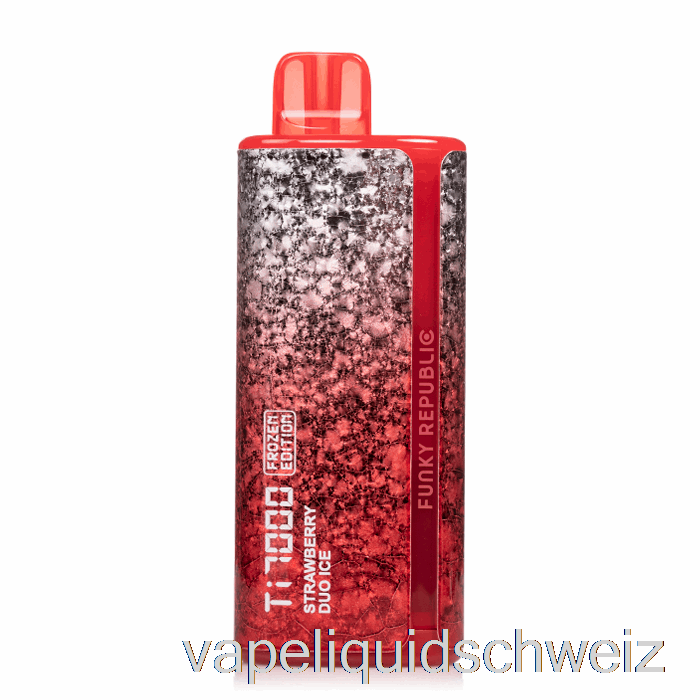 Funky Lands Ti7000 Einweg-Erdbeer-Duo-Eis-Vape Ohne Nikotin